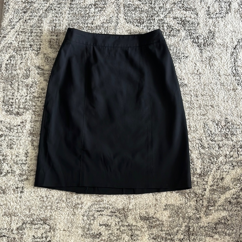 Theory black pencil skirt